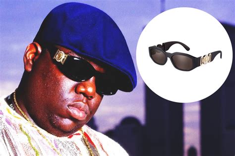 biggie in versace glasses|notorious big Versace sunglasses.